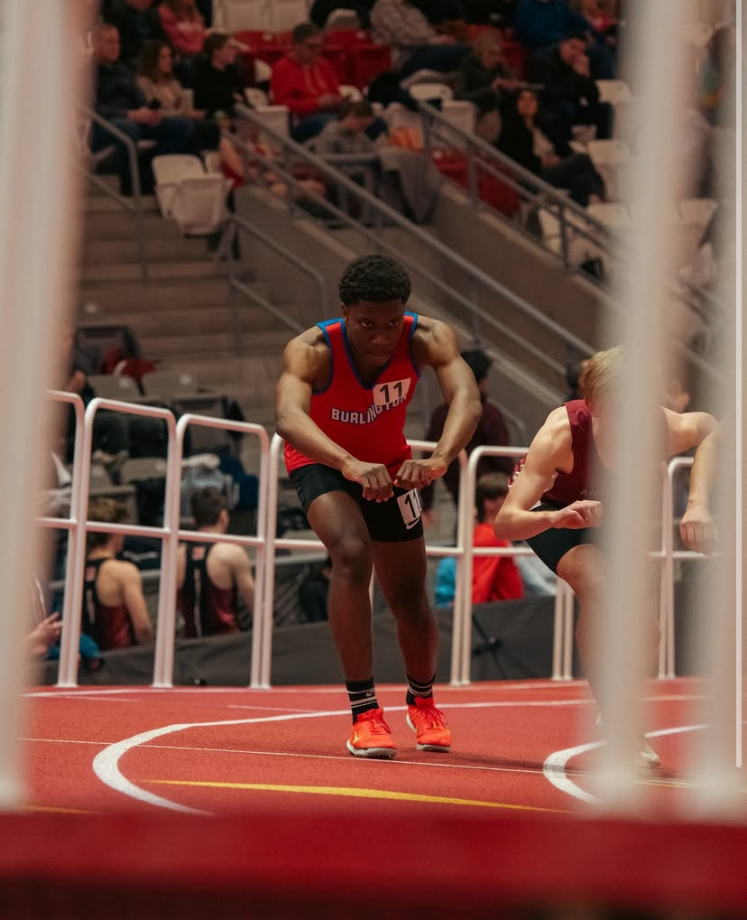 Roy Kanyike indoor track competition